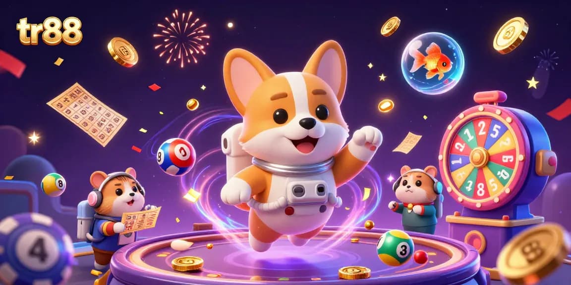 Win big at tr88 with an exciting 3D illustration featuring games and dynamic casino fun!