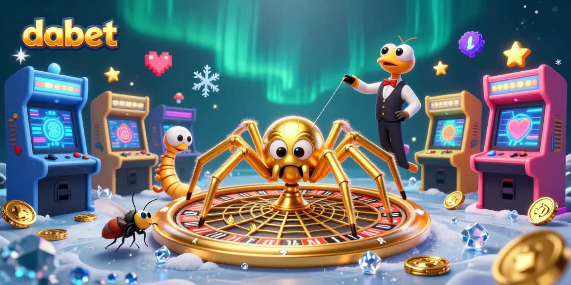 Engage in thrilling casino gameplay at dabet with colorful characters and exciting game elements.