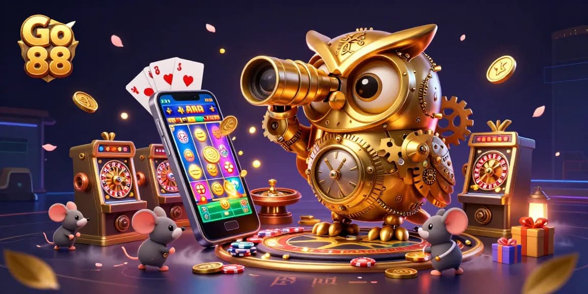 Engage with thrilling gameplay on Go 88 featuring dynamic slots and casino elements in vibrant 3D.