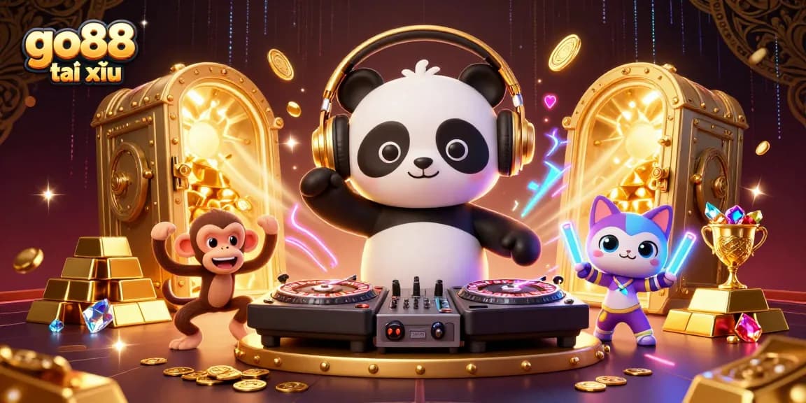 Experience the excitement of go88 tài xỉu with vibrant 3D casino characters and rich, dynamic elements.