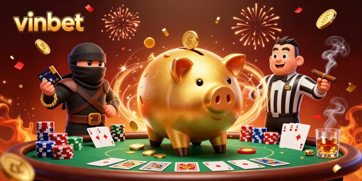 Experience thrills at vinbet with vibrant casino characters in action, enjoying exciting games.