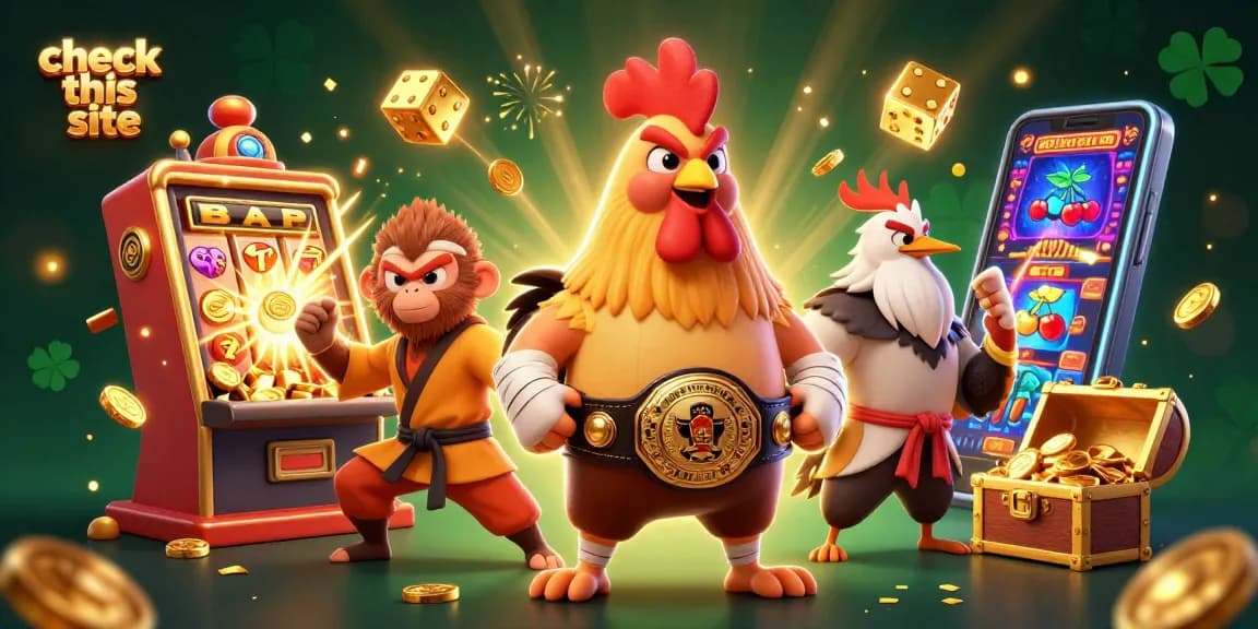 Check this site for a dazzling 3D casino scene filled with animated characters and vibrant game elements.