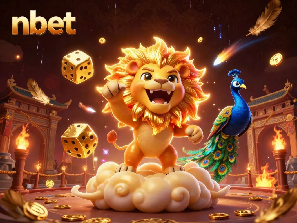 Engage with NBET's thrilling casino experience through vibrant gaming elements.