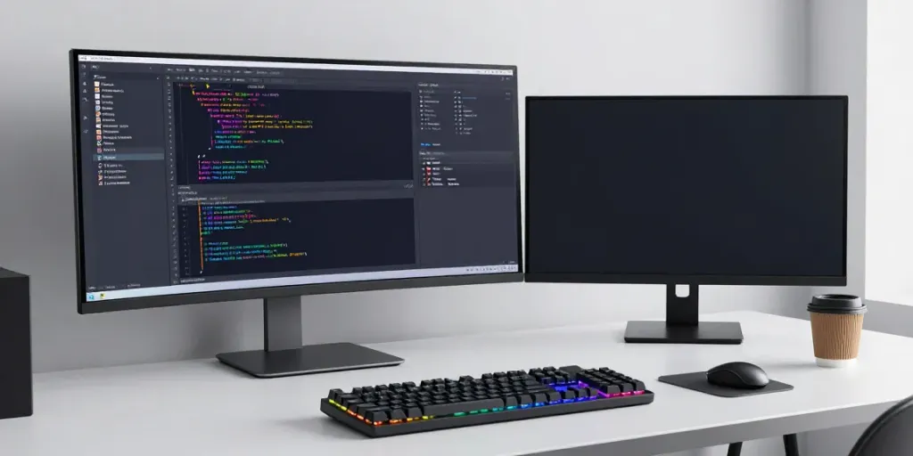 Register cheap .co.uk domains with advanced software development tools in a modern workspace.
