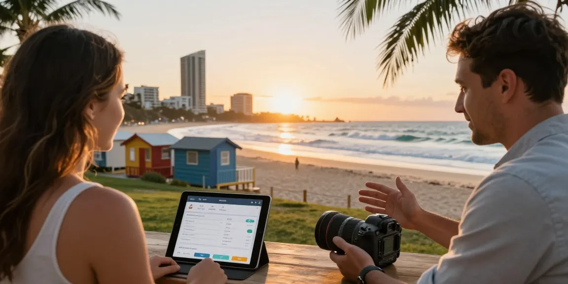 Property manager helping with managing an Airbnb on the Gold Coast at the beach.