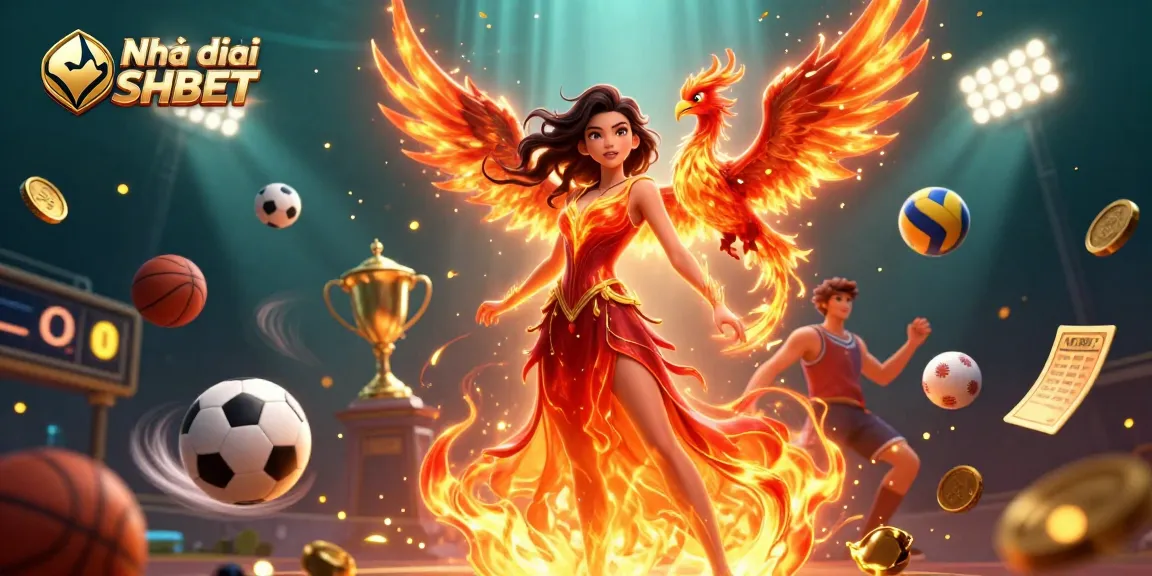 Engage with Nhà cái SHBET for thrilling sports betting action, adorned with stunning visuals and dynamic elements.