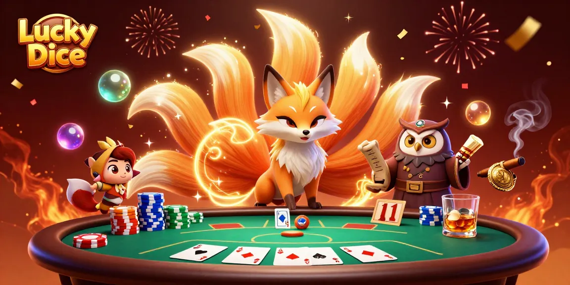 Engage in thrilling gameplay with Lucky Dice as vibrant colors and casino energy come alive.