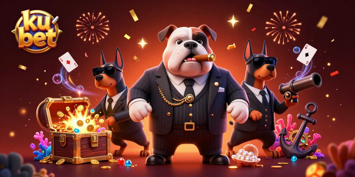 Engage in thrilling wins with ku bet at the vibrant casino scene featuring a bulldog boss and dynamic games.