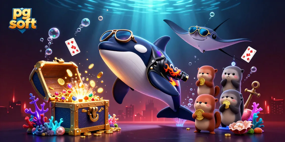 Spin to win with pg soft as playful sea characters dive into a treasure-filled casino adventure!